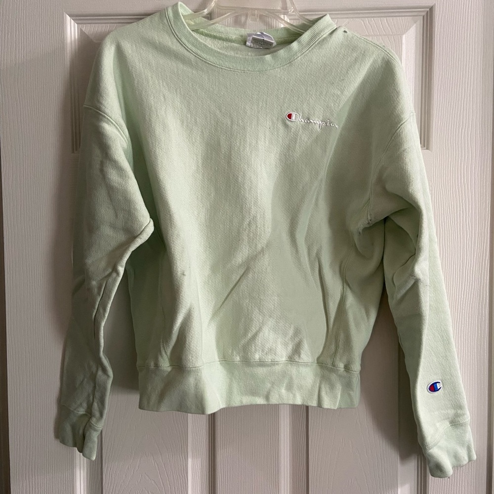 Champion Pastel Green Crew Neck